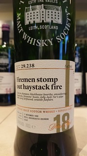 SMWS 29.238 - Firemen stomp out a haystack fire