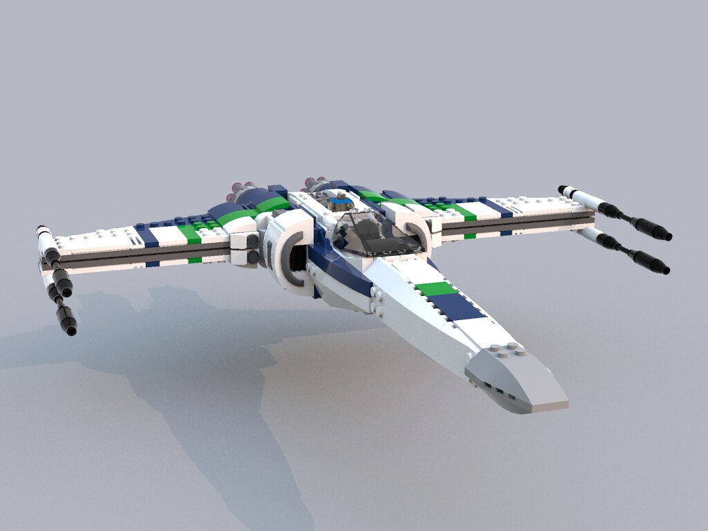 T-65 X-Wing XJ - NR - Basic - Front Right - Closed