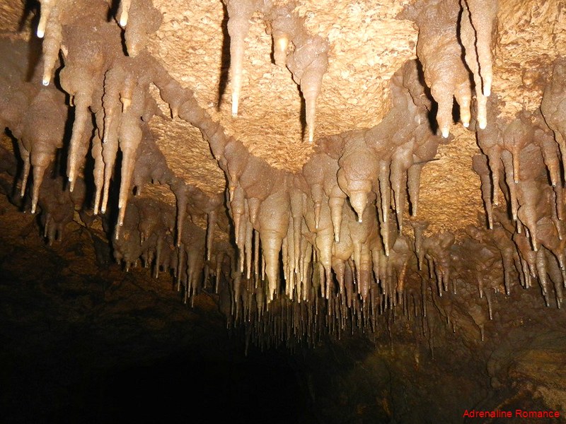Delicate stalactites