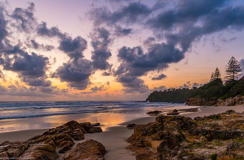 coolum beach sunshine coast queensland australia sunrise ocean sea sand waves morning clouds rocks water