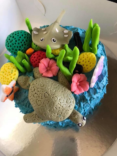 Under The Sea Theme Cake by Jenny Sloan