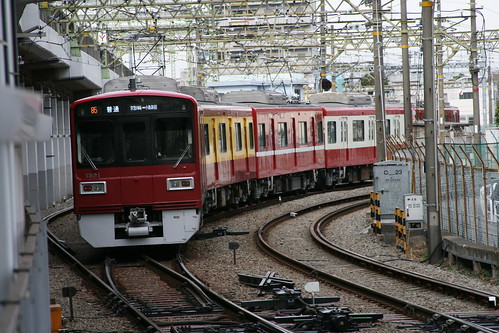 Keikyu 1500 series(120th anniversary train) in Keikyu-Kawasaki.Sta, Kawasaki, Kanagawa, Japan /Mar 3, 2018