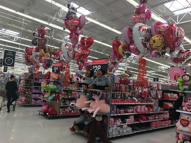 Walmart, Valentines balloons
