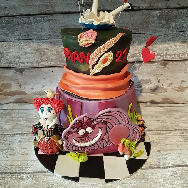 Alice in Wonderland Cake by Hazel Clark of Sinfully Sweet