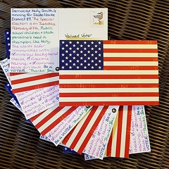 Spent part of Presidents' Day writing #PostcardsToVoters for @kellysmithky #kelly4ky #gotv (Want to get involved? Email Join@TonyTheDemocrat.org)