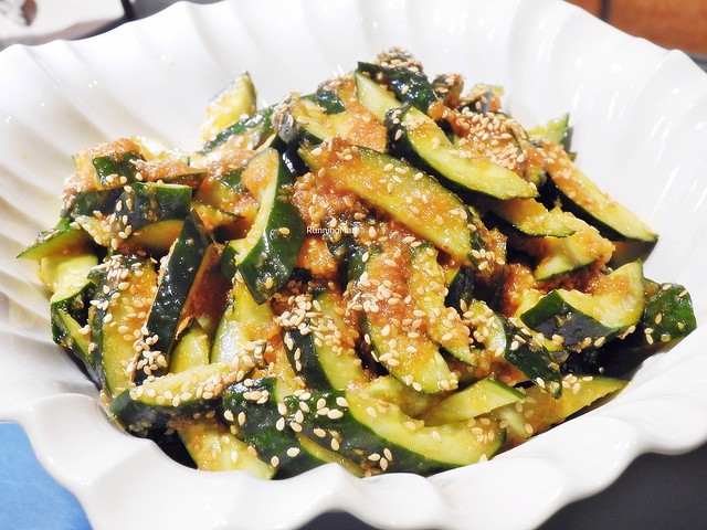 Cucumber With Sesame Dressing