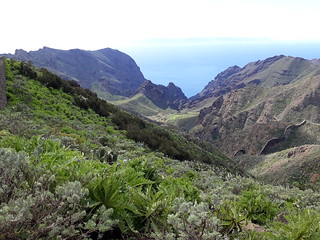 View from Mirador Altos de Baracán looking toward the Island of La Gomera