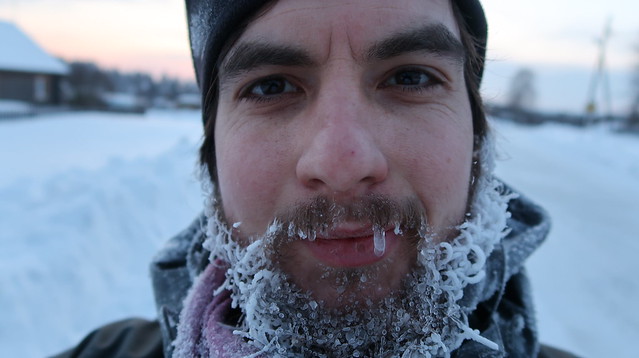 Frozen beard