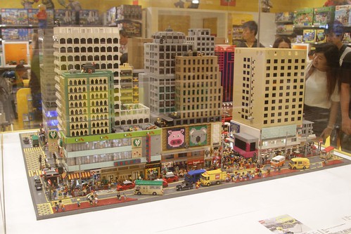 Nathan Road reproduced in Lego at the Hong Kong LEGO Store