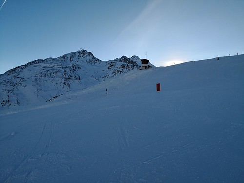 瑟尔登 sölden austria 奥地利 skiresort 滑雪场 piste sunset 日落