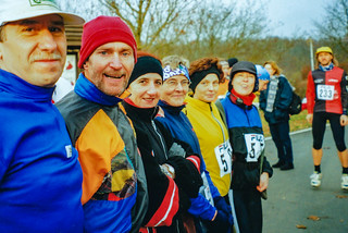 Gruppenfoto vor dem Start Arolsen-Marathon