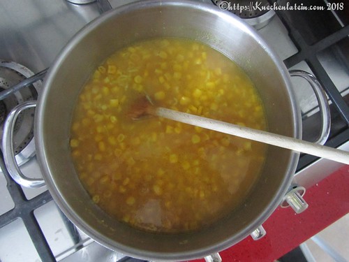 Maissuppe mit Reis und Ingwer (2)