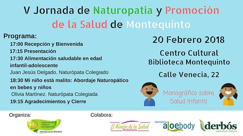 Cartel V Jornada Naturopatía Montequinto-Dos Hermanas