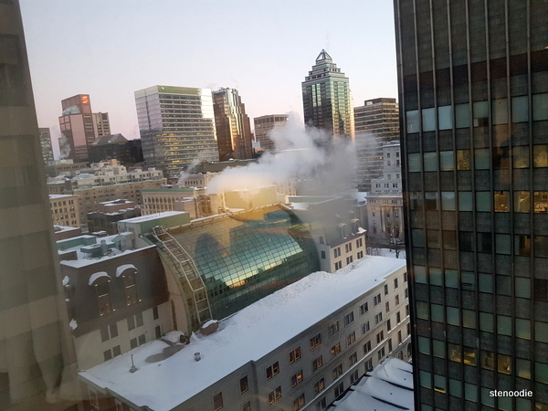 Le Centre Sheraton Montreal Hotel rooms views