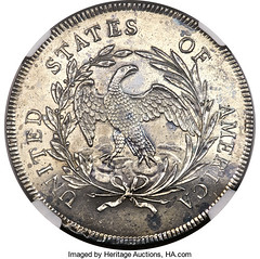 1795 Draped Bust Dollar reverse
