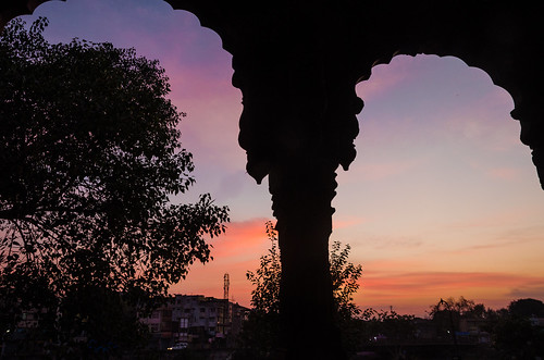 palace sunrise bluehour cityscape silhouette indore mp madhyapradesh morning early