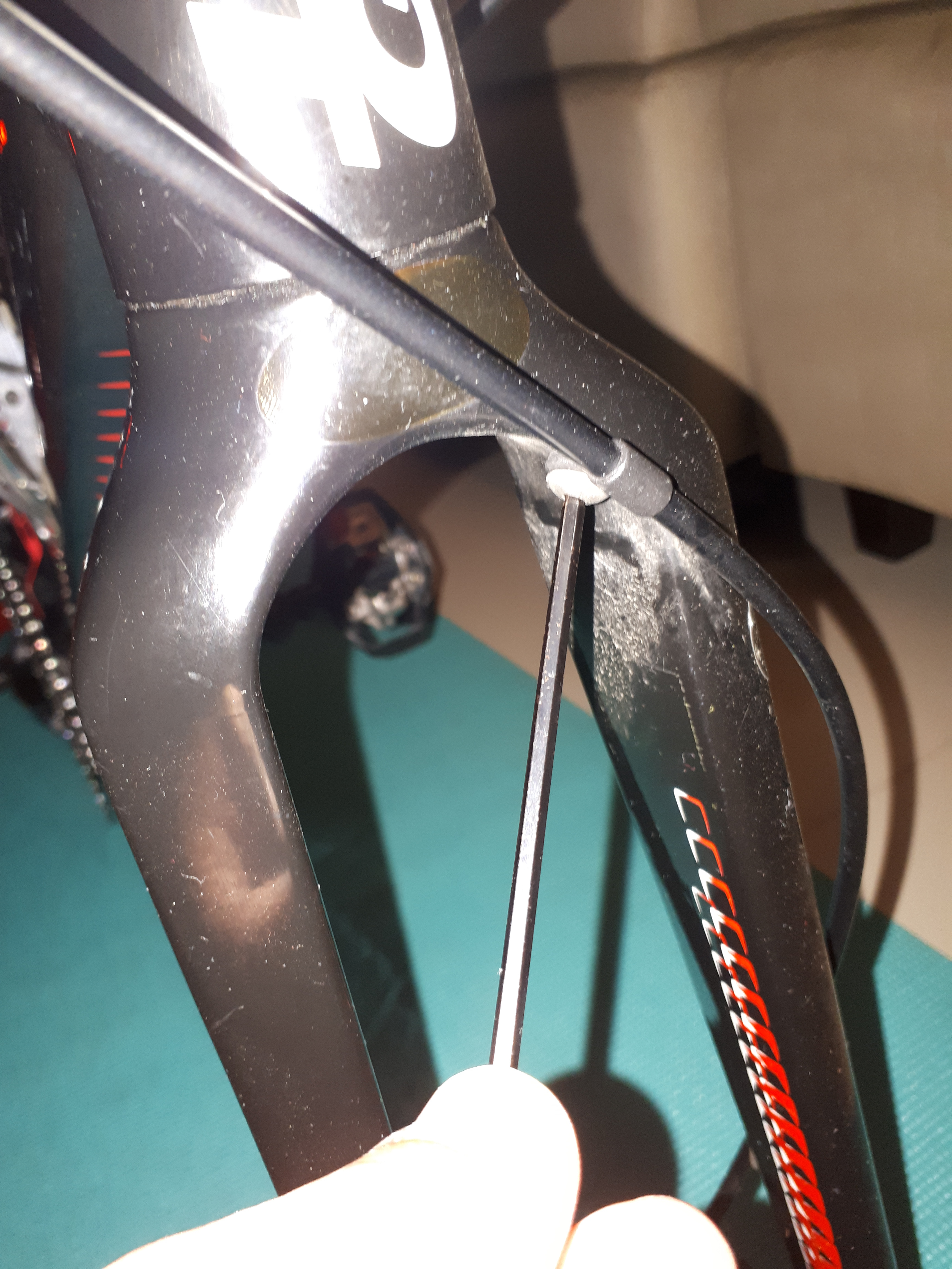 replacing bike brake cable