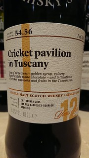 SMWS 54.46 - Cricket pavilion in Tuscany