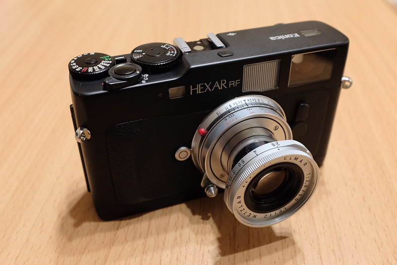 KONICA HEXAR RF+Leica Elmar 50mm f2.8
