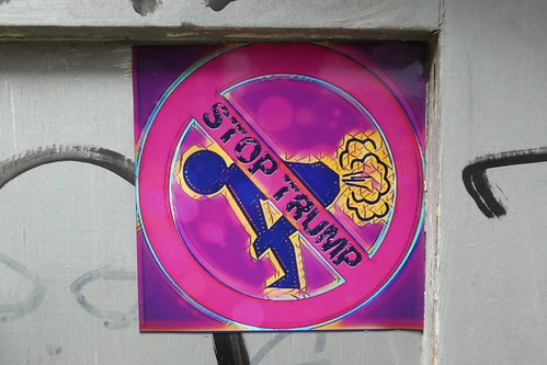 Stop Trump, street art, Shoreditch