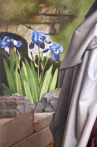 Hugo van der Goes. The Adoration of the Kings (Monforte Altarpiece) – detail