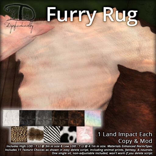 Furry Rug – 50L$ Friday!