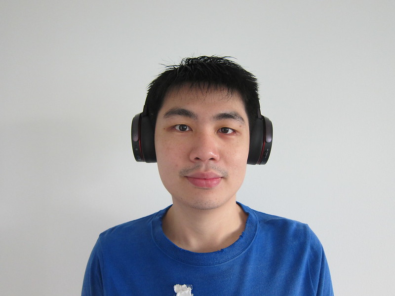 Sony XB950B1 Headphones - Wearing - Front