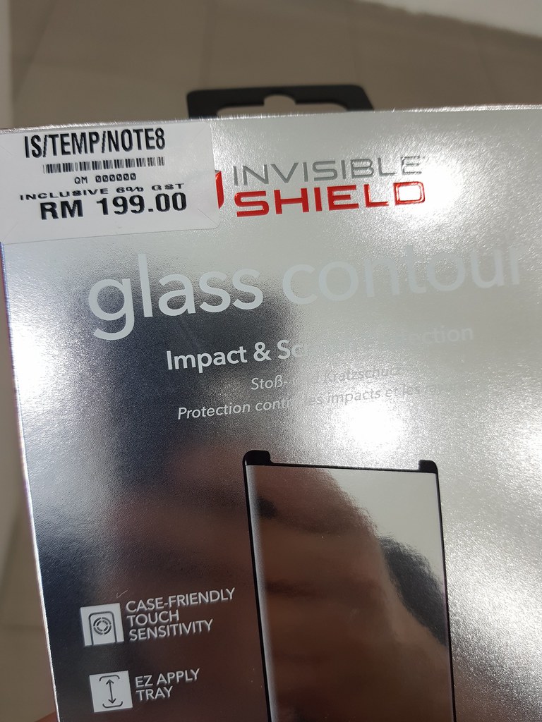 Cracked Screen Protector Warranty Replacement for Note 8 @ Samsung Shop Main Place USJ21
