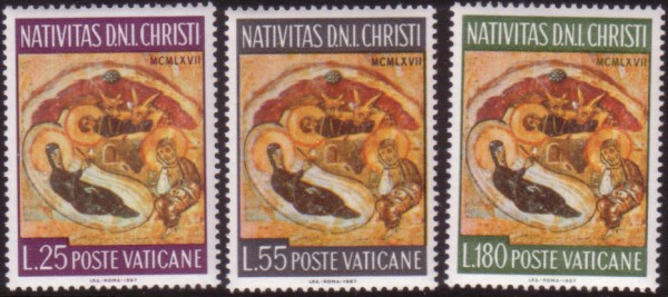 Známky Vatikán 1967 Vianoce