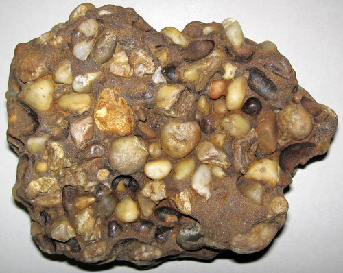 Quartz-pebble conglomerate (Upper Paleozoic; Salt Creek gravel bar clast, Haynes, Ohio, USA) 2