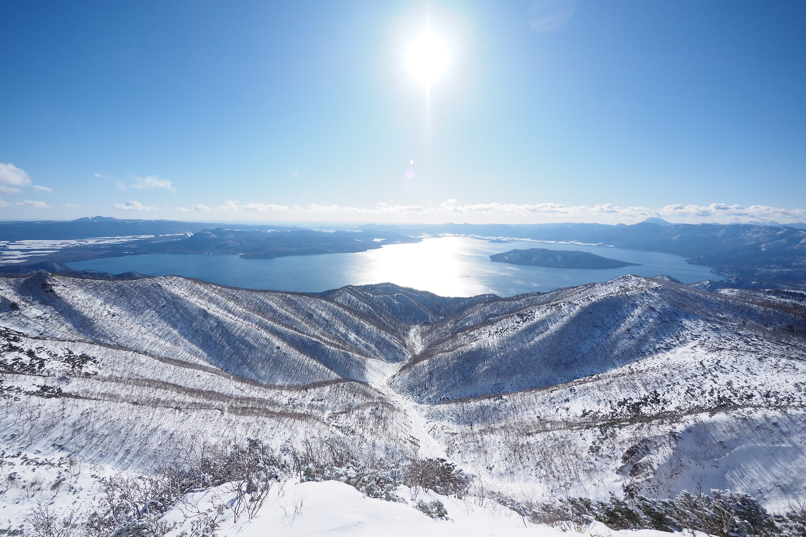 Mt. Mokoto Hut Overnight Ski Tour (Lake Kussharo, Hokkaido, Japan)