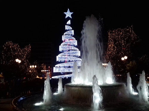 Christmas tree at Syntagma Square, Athens