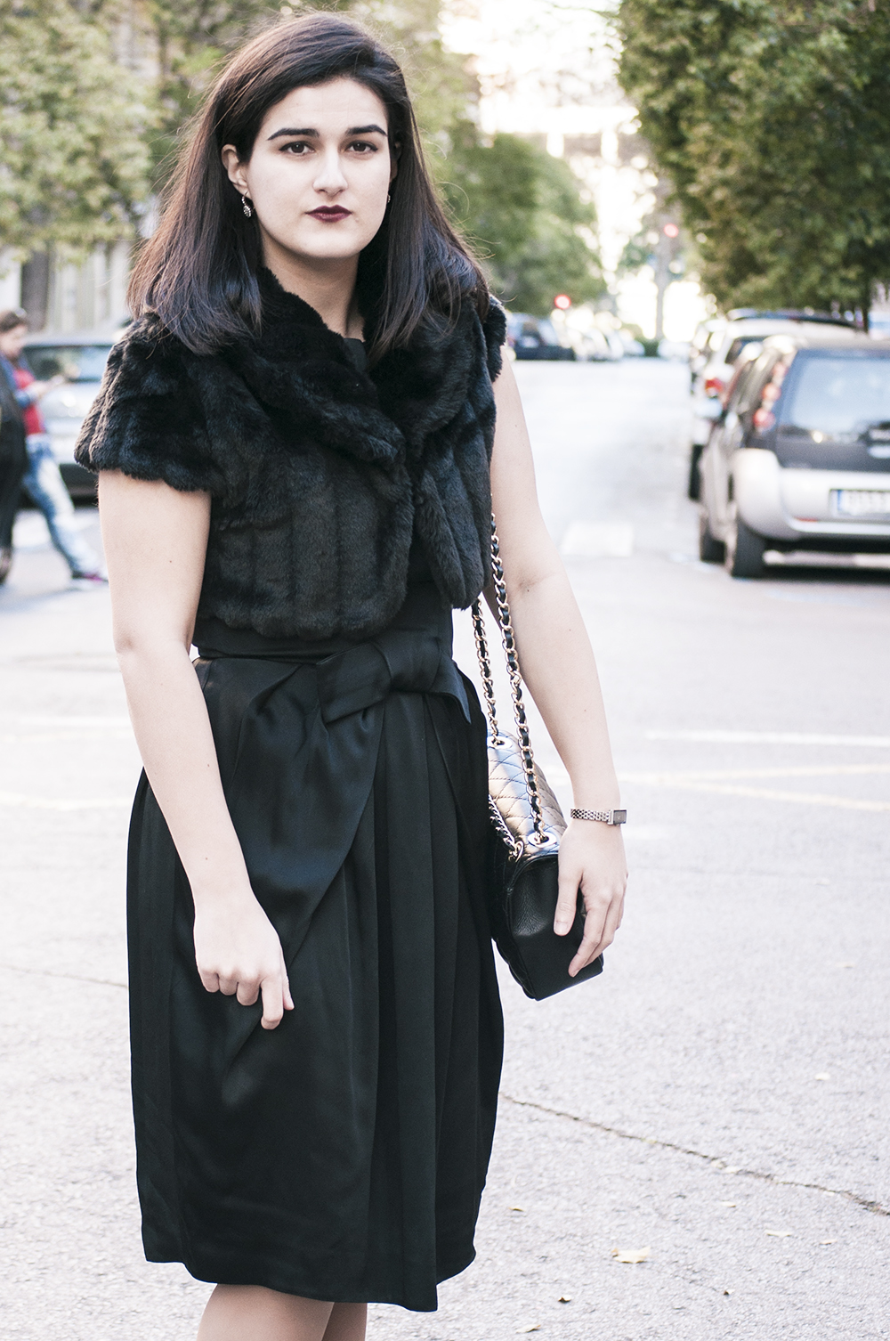 something fashion blogger valencia spain influencer firenze Dior LBD vintage dress _0358