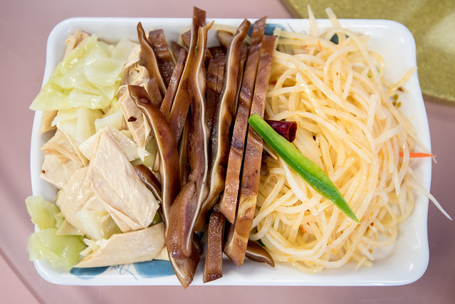 Lao Xi Noodle House- Arcadia, CA: Dried Bean Curd Salad, Pig's Ear Salad, and Salad of Sliced Potato