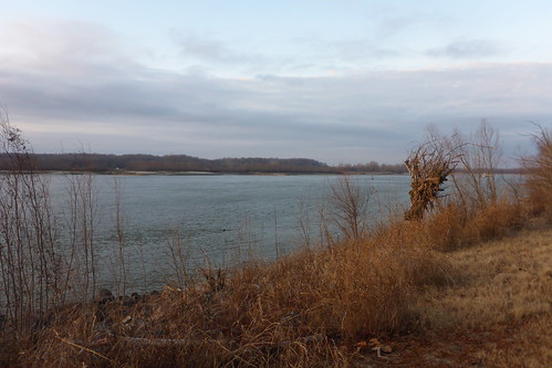 illinois mississippiriver overlook scenery scenicview sunset thebes