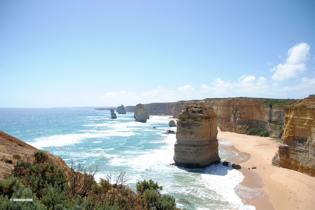 Näkymä kuuluisalta 12 Apostles -näköalapaikalta, Great Ocean Road, Australia