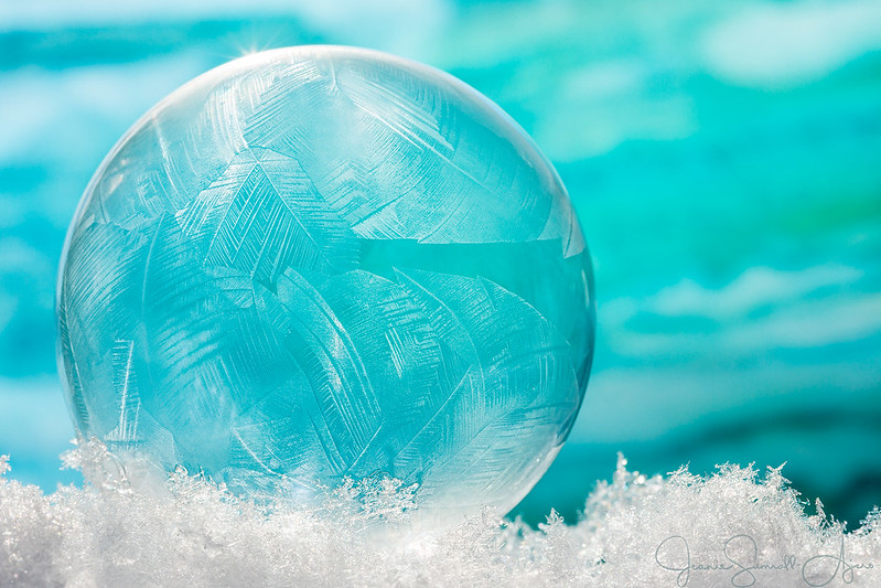 Frozen Bubble (light background) by Jeanie Sumrall-Ajero