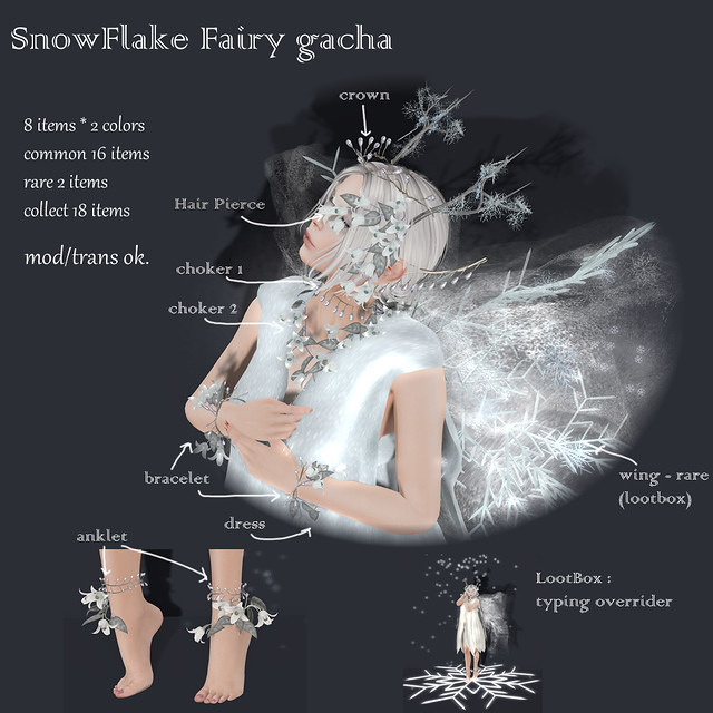 *NAMINOKE*SnowFlake Fairy Gacha