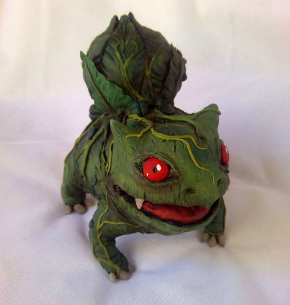 Fan fabrica muñeco realista de Bulbasaur (Pokémon)