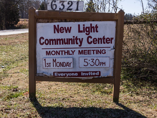 New Light Community Center sign