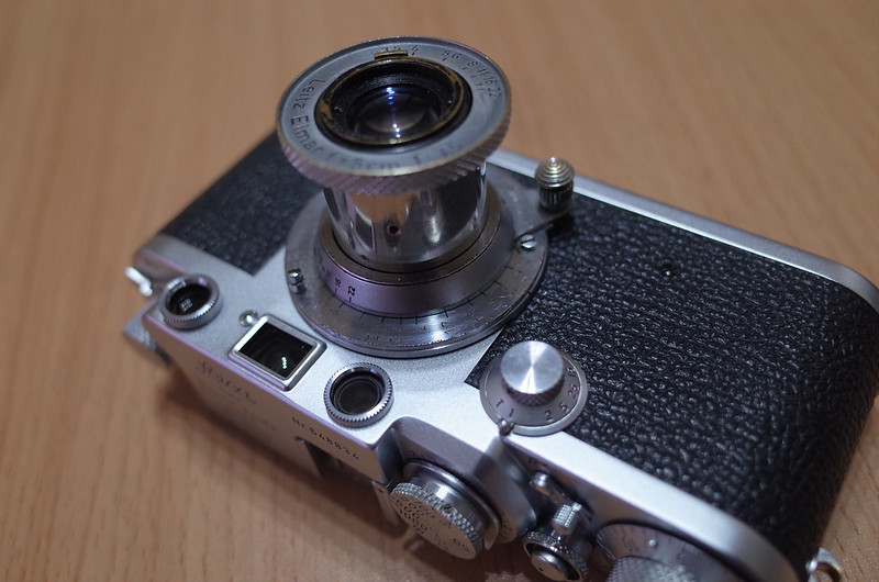 Laica Ⅲf+Leiz Elmar 50mm f3.5レンズ部