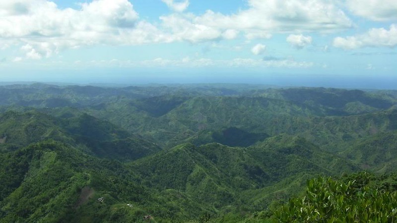 view at Mt. Kapayas summit