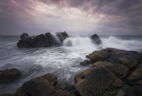 rocks sea tide water seascape landscape clouds colors bolonia cadiz andalucia playa nikon lights waves sunset nubes