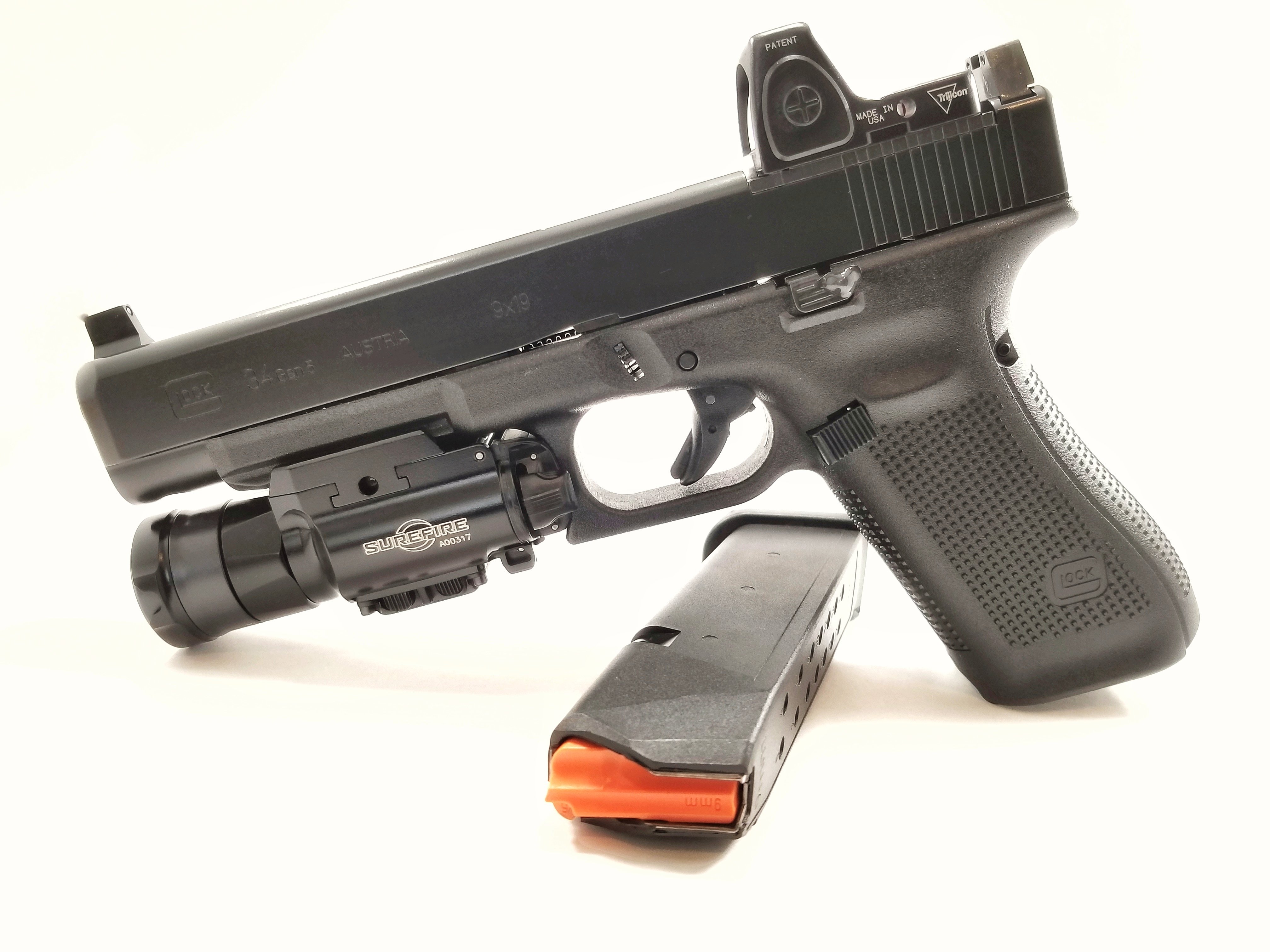Night sights for standard and compact glocks includes g17 g19 g45 g22 g23 g...