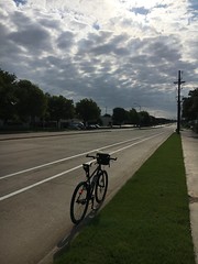 Richardson Bike Lane and Awesome Clouds