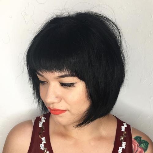 2018 Stylish & Sassy Bobs for Round Faces 3