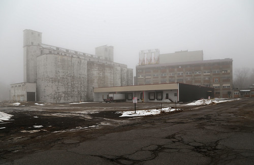 hillsdale michigan historic hillsdalecounty stocksmill industrial concrete fog