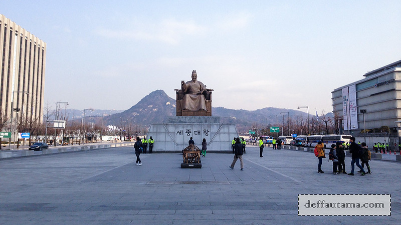 5 hari di Seoul - Patung King Sejong