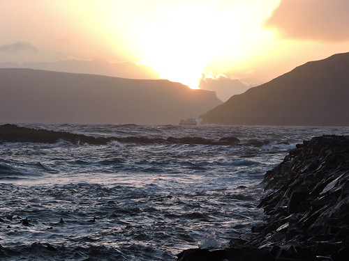 faroes sunset seascape