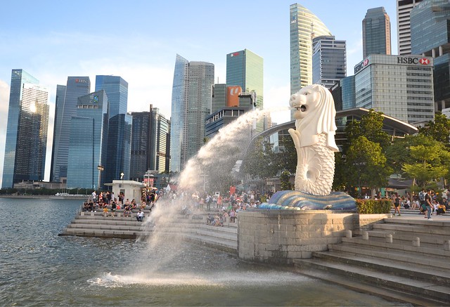 singapore first timer merlion park